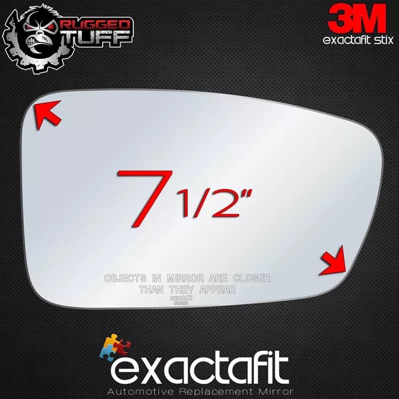 Rugged TUFF Passenger Side Mirror Glass Replacement For 2011 2012 2013 2014 Hyundai Sonata Right Door Convex Mirrors Lens exactafit 8818R - Image 4